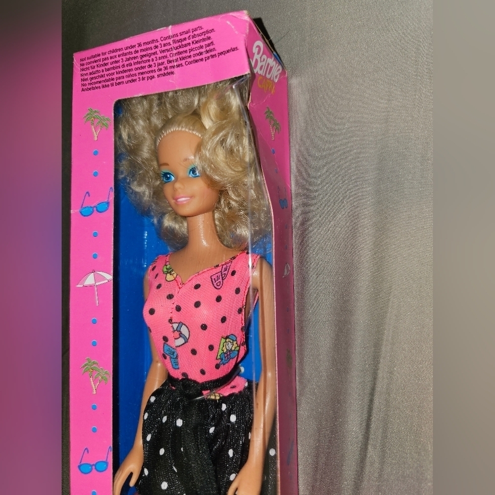 Vintage Barbie Capri Doll 1990 Mattel Sealed In Box - Picture 6 of 7